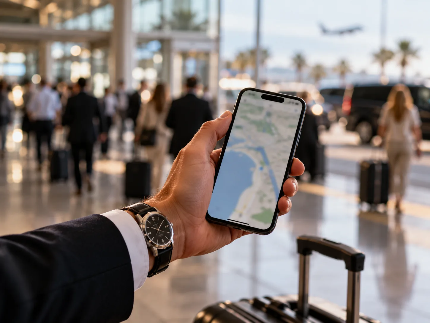Suivi de vol en temps réel avant l'arrivée à l'aéroport de Nice